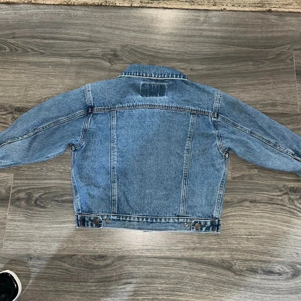 Vintage 90s Kids Blue denim jacket size 6/7